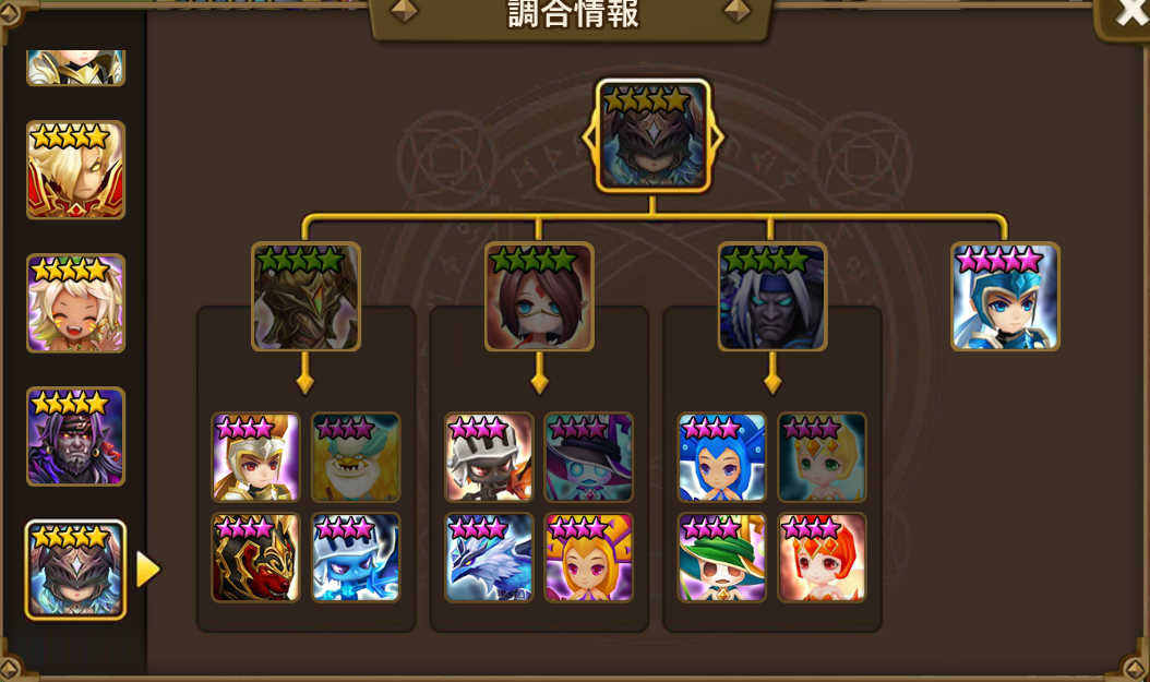 調合情報　水　魔導兵器