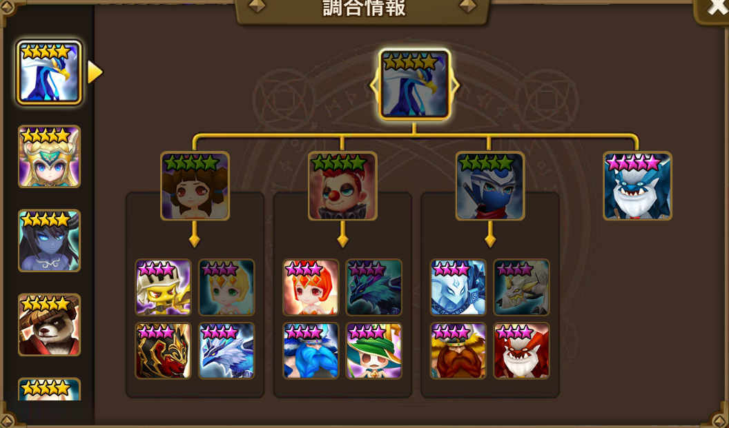 調合情報　水　フェニックス